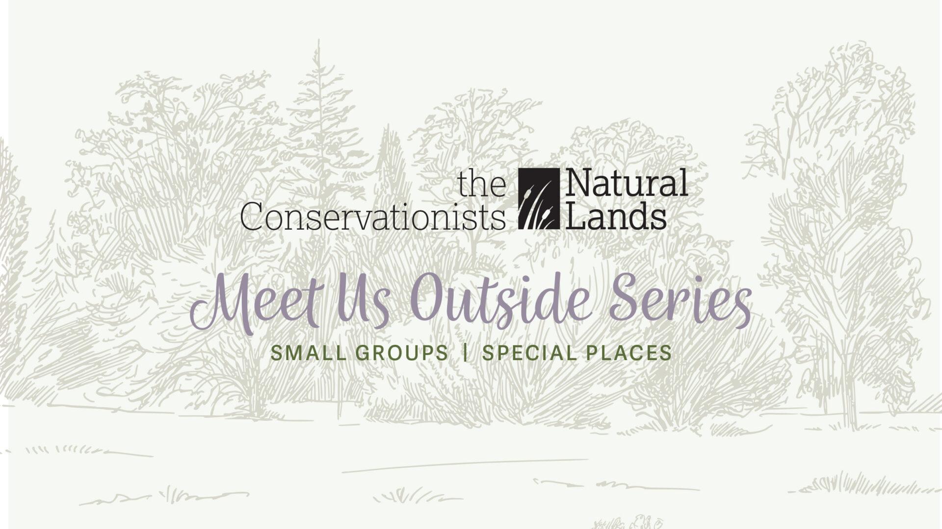 Graphic for the Meet Us Outside event series